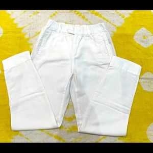 Banana Republic White Linen Pants